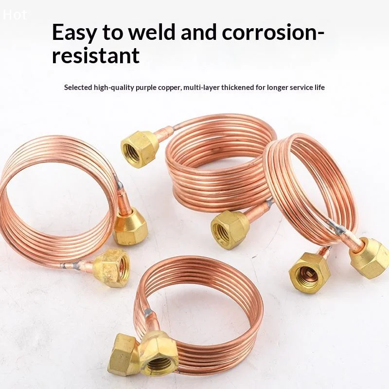 3mm Flexible Coil Copper Capillary Tubing For Refrigerator Cabinet DIY Hardware ToolFurnishing world