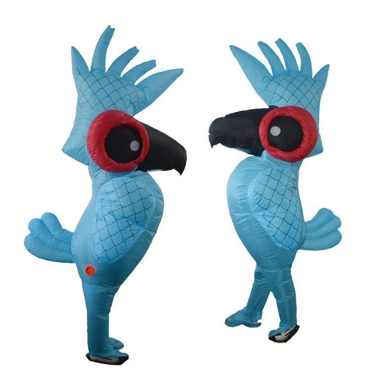 

Halloween Parrot Inflatable Costume Funny Cartoon Doll Costume Walking Animal Cosplay Prop Clothing Party Stage Performance Prop