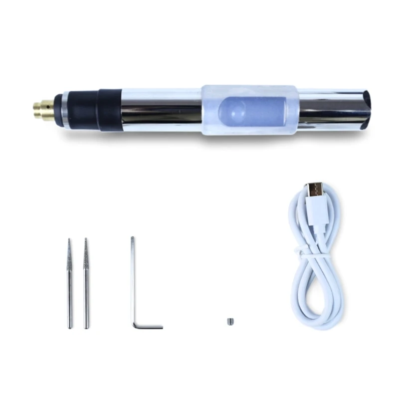 Mini Electric Drill Electric Carving Pen Engraver Grinder 3.7V Grinding Machine USB Rechargeable 3 Speed Polishing