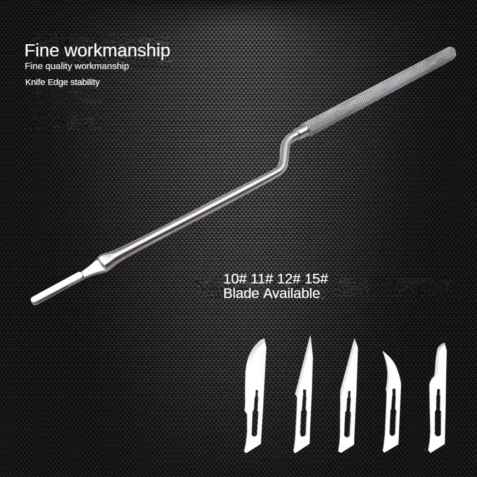 Professional Scalpel Handle No 10 11 12 15 Blade Non Sterile Reusable High Quality Surgery Surgical Blade Holder