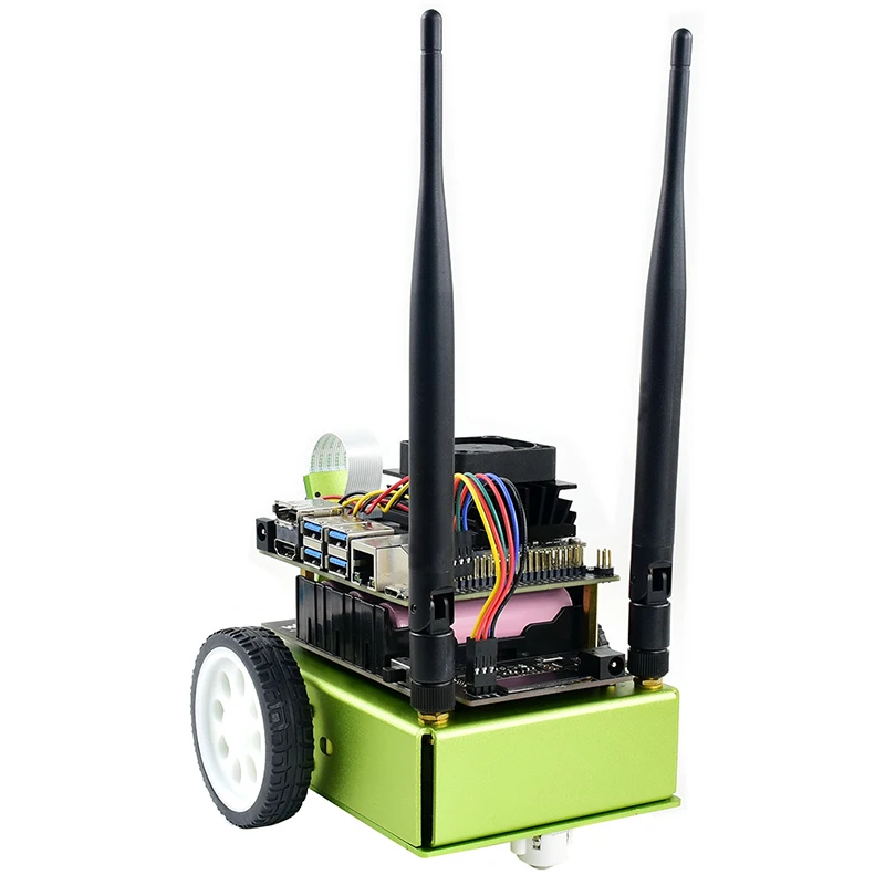 Kit de robô Nvidia Jetbot Smart AI para Jetson Nano B01Kit de desenvolvimento com câmera WiFi (placa e bateria não incluídos)