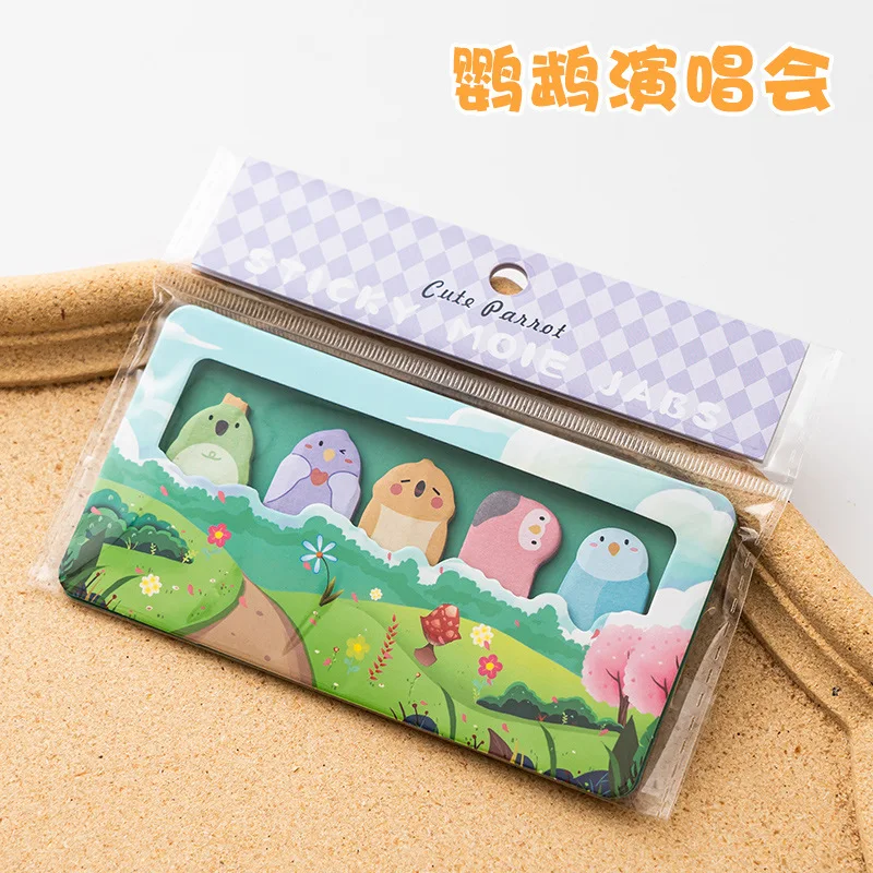 Office School SuppliesCross Border Foreign Trade Animal Paradise Special Shaped Cartoon Classification Label Stickers Gift