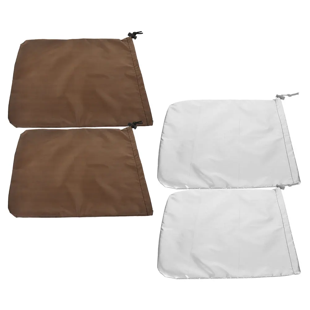 

4pcs Car Rearview Mirror Snow Cover Protective Dust Rain Exterior Side Covers Universal Fit Long Lasting Durability Stylish