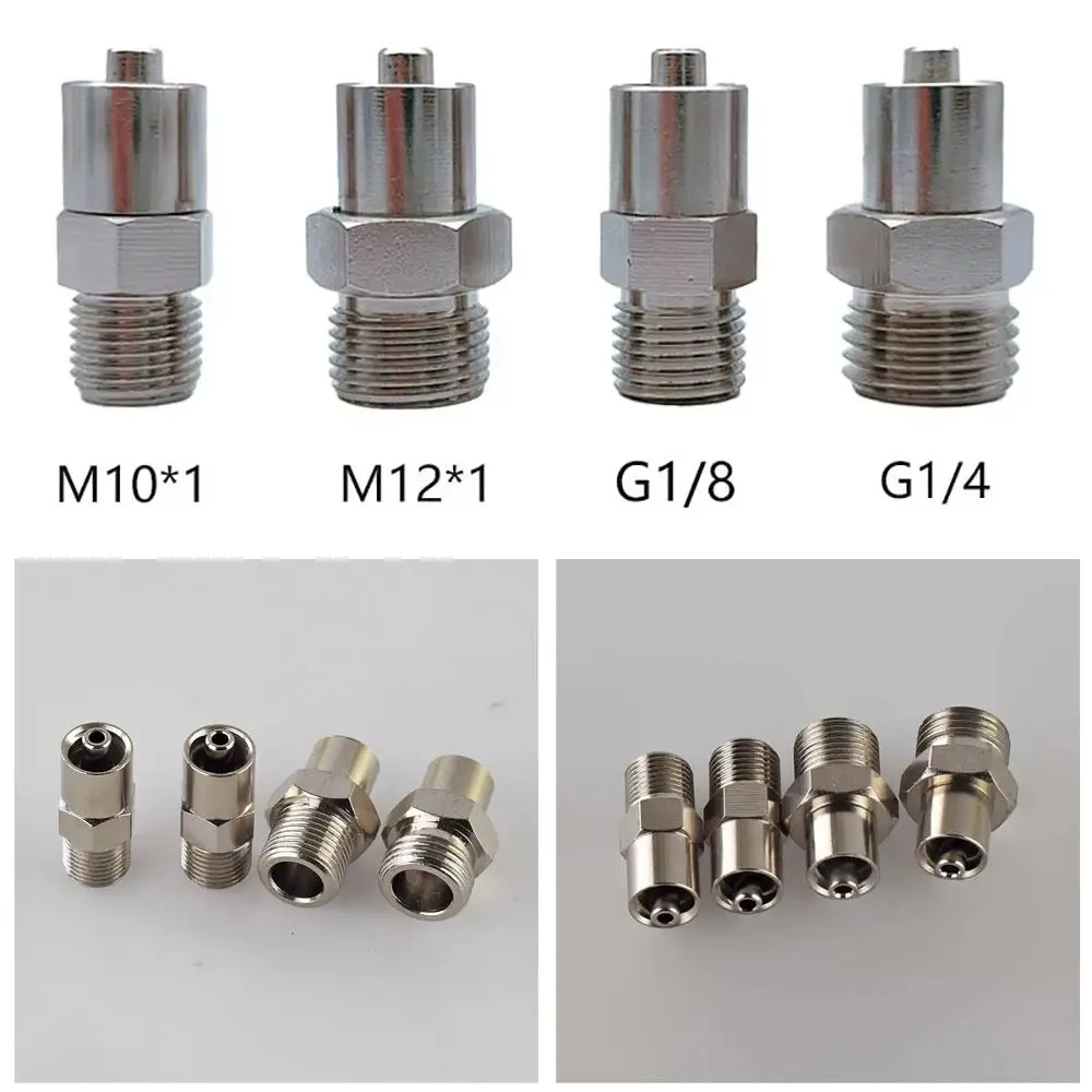 1Pcs G1/8 G1/4 M10*1 M12*1 Dispense Valve Adapter Luer Lock Brass Dispensing Valve Connector Double Screw Automatic