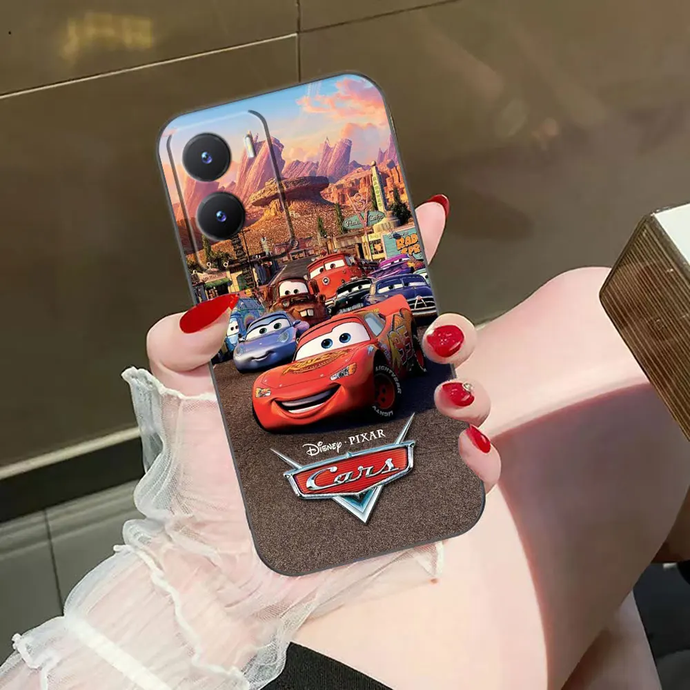 Disney Cars Lightning McQueen Case For VIVO Y100 Y93 Y78 Y77 Y76 Y72 Y50 Y51 Y36 Y35 Y28 Y27 Y22S Y21 Y20 Y17 Y17S Y16 Y02 Case