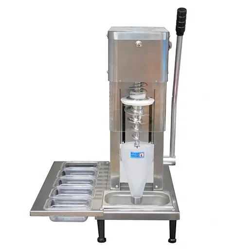 Swirl Freeze Fruit Frozen Yogurt Ice Cream Gelato Blending Mixer Machine New Zealand Real Fruit Ice Cream Machine Automatic