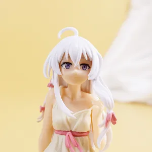 Hình ảnh anime phù thủy lang thang, Hành trình, Elaina, PVC Pyjama, tư thế ngồi, đồ chơi người mẫu, điều khiển mặt dây chuyền máy tính trung tâm, mới 6 Mô hình tư thế bán hàng bán hàng chính - №6