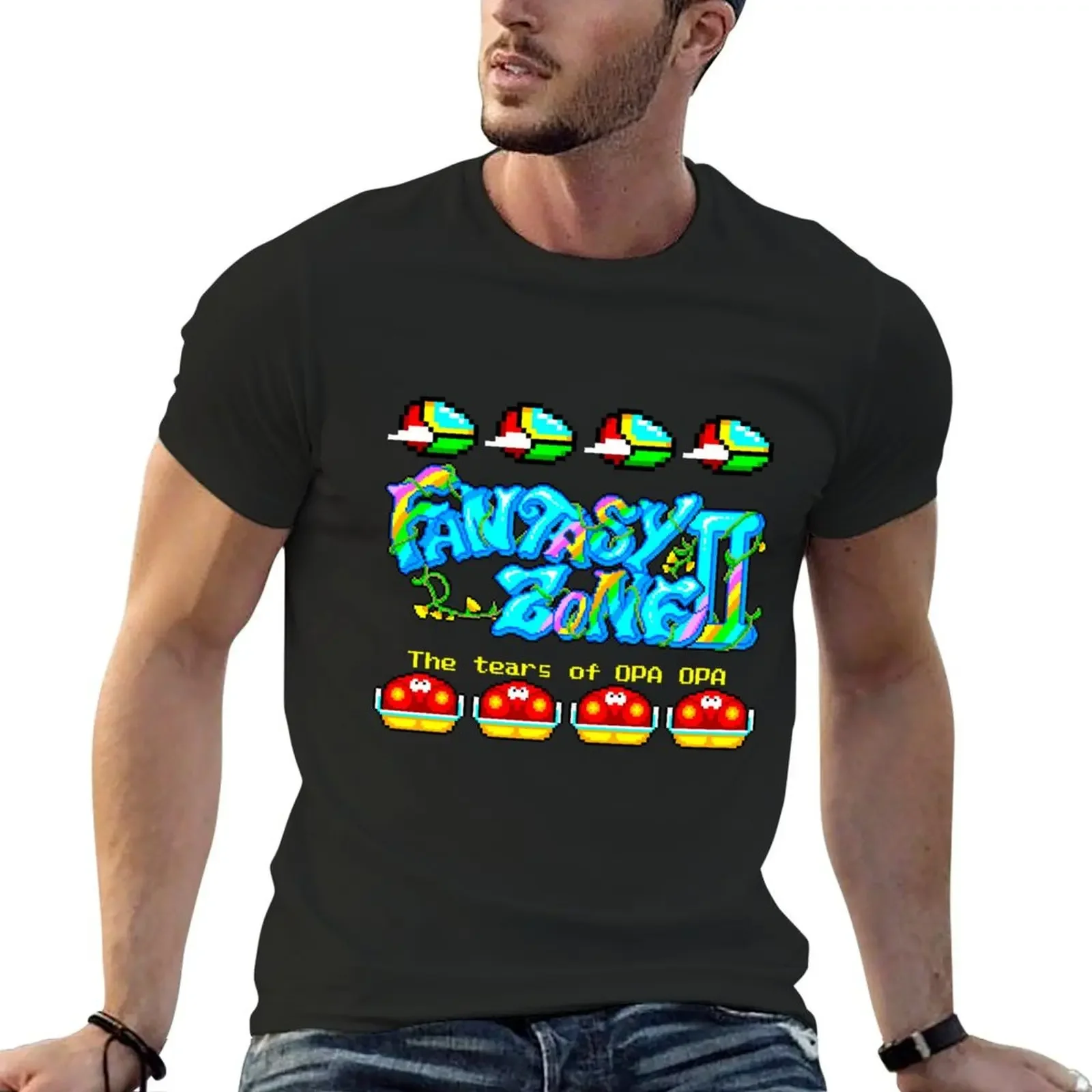 

Fantasy Zone 2 T-Shirt anime t shirts plus sizes plain oversized t shirt men