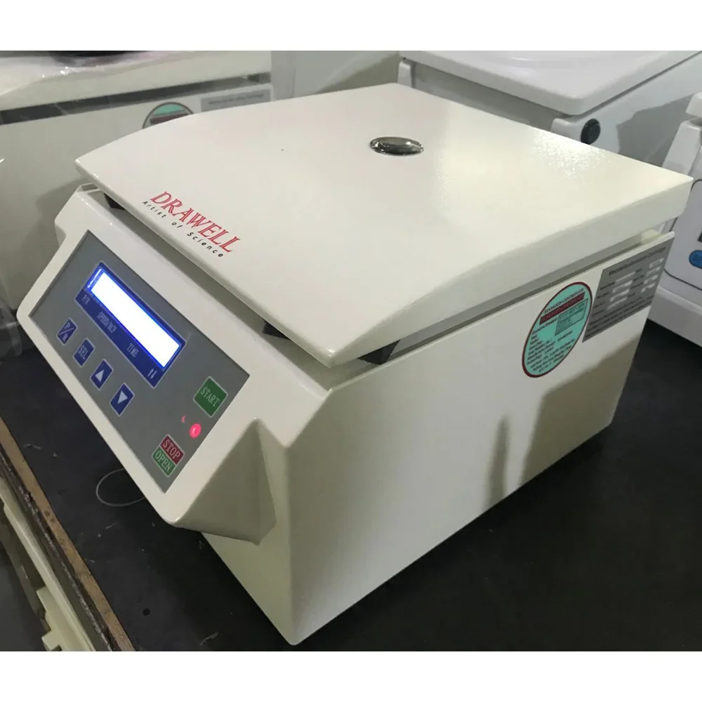 Drawell TG12-W Hematocrit Centrifuge 12000rpm  24pcs Capillary Lab Clinical Micro Hematocrit Centrifuge