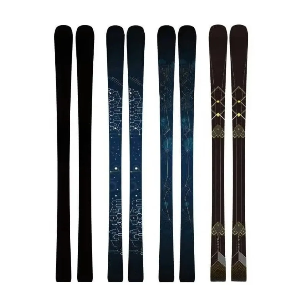 OEM ODM Custom Alpine Skis Factory Wholesale Adult Freeride All Mountain Camber Snow Skis Equipment