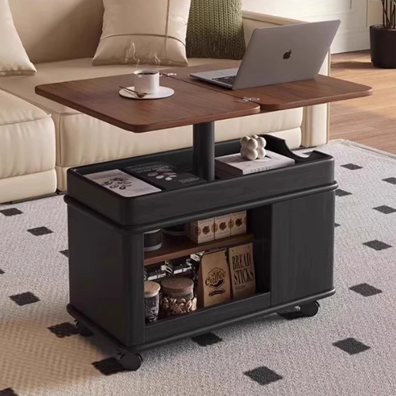 

Japanese Solid Wood Sofa Side Table Nordic Originality Living Room Designers Coffee Table Removable Luxury Home Furniture FYST