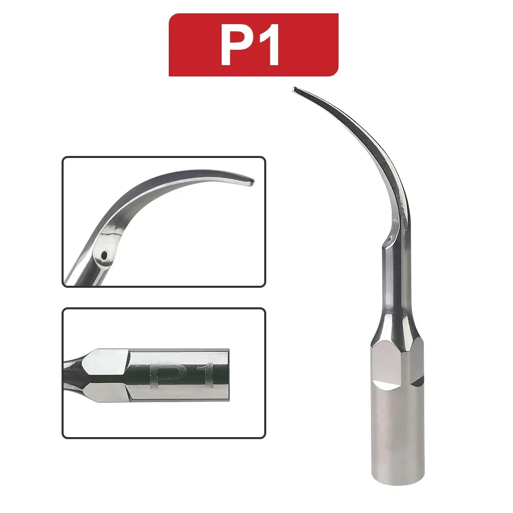 Bonito Dent 1PCS Dental Scaler Tips Fit EMS Woodpecker Ultrasonic Scaler Handpiece Dental Ultrasonic Scaler Scaling Tip