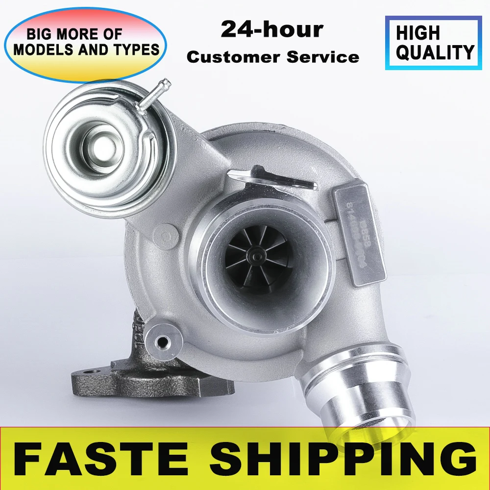 

Turbolader Turbine For Opel Vauxhall Astra J Asta K 1.6 CDTi B16TDL 814698-0002 814698-0004 55583588 Full Turbocharger