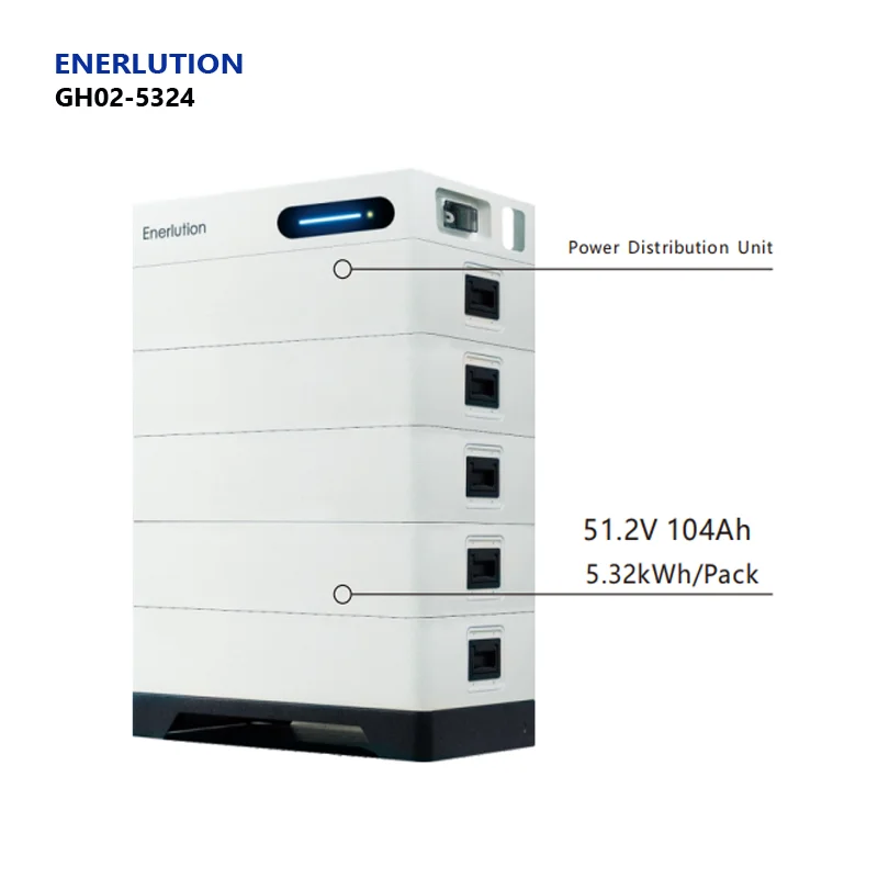 

Enerlution Battery GH02-5324 High Voltage Stackable Energy Storage Battery