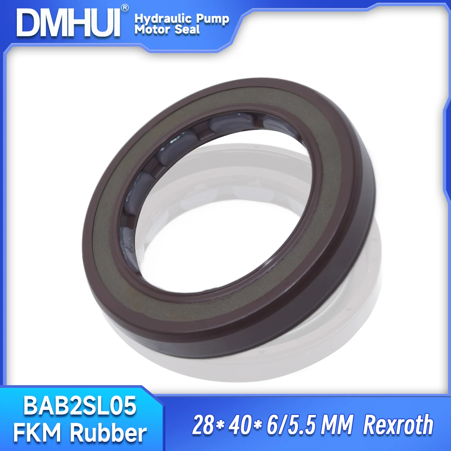 

DMHUI High Pressure Oil Seal 28x40x6mm BAB2 SL05 Type FPM FKM Rubber Hydraulic Pump Repair Parts Factory Direct Supply