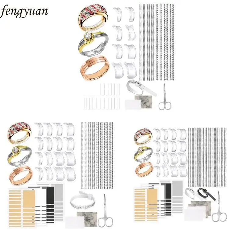 

B2QE Ring Size Adjuster Adjusting Insert Invisible and Comfortable Sizing Accessory