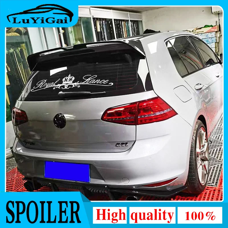 Oettinger Style Roof Spoiler For Volkswagen Golf MK7 7.5 GTI R R Line GTD ABS Rear Spoiler Aleron Golf 7 2013 - 2020