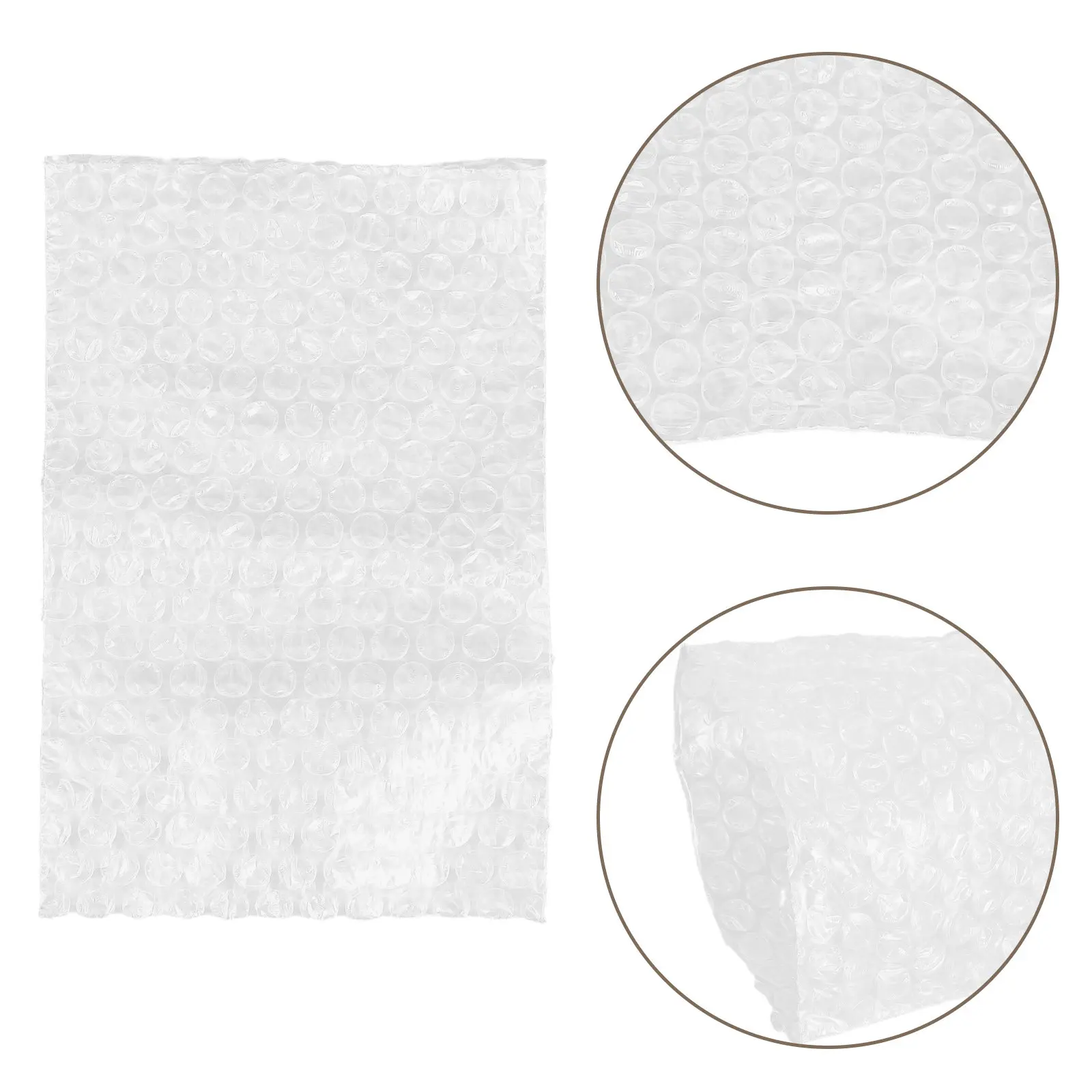 

100 PCS Packaging Bags Bubble Seal Small Moving Packing Wrap Pouch Wraps White Envelope Mailer