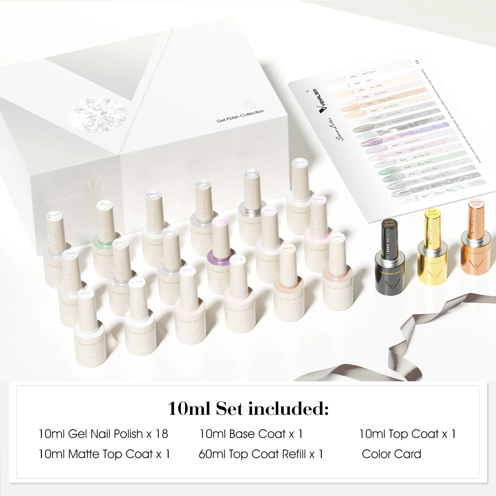 VENALISA V7 Gel-Nagellack 18 Farben Herbst-Winter Vintage-Kollektion 10ml HEMA-frei TPO-frei Aushärtbarer UV-LED-Nagelgel-Lack – Detail 22