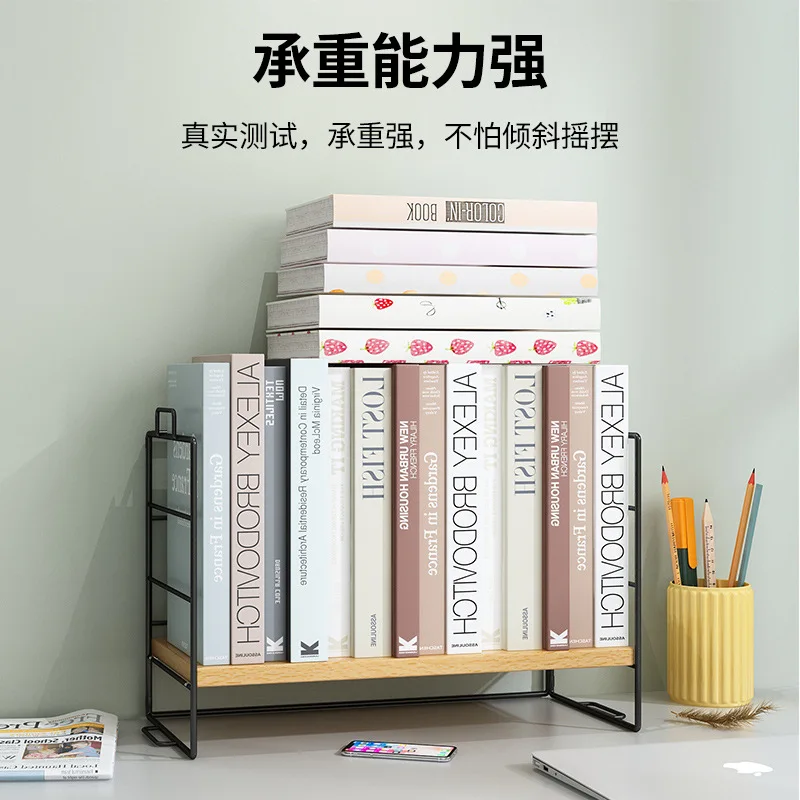 Desktop Storage Rack Office Desk Storage Multi Story Dormitory Desk Dining Table Table Top Shelf Small Bookshelf