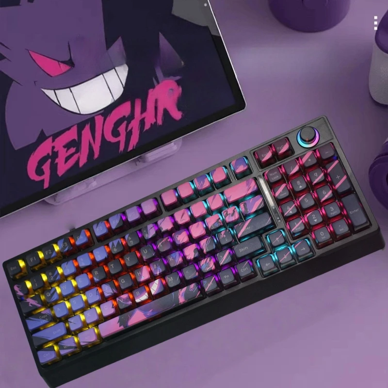 คีย์บอร์ดการ์ตูนเครยอนชินจัง คีย์บอร์ดเกมมิ่งเก็นการ์ คีย์บอร์ดแบบมีสายพร้อมไฟแบ็คไลท์สุดเท่ ดีไซน์ตามหลักสรีรศาสตร์ ใช้ได้ในสำนักงาน