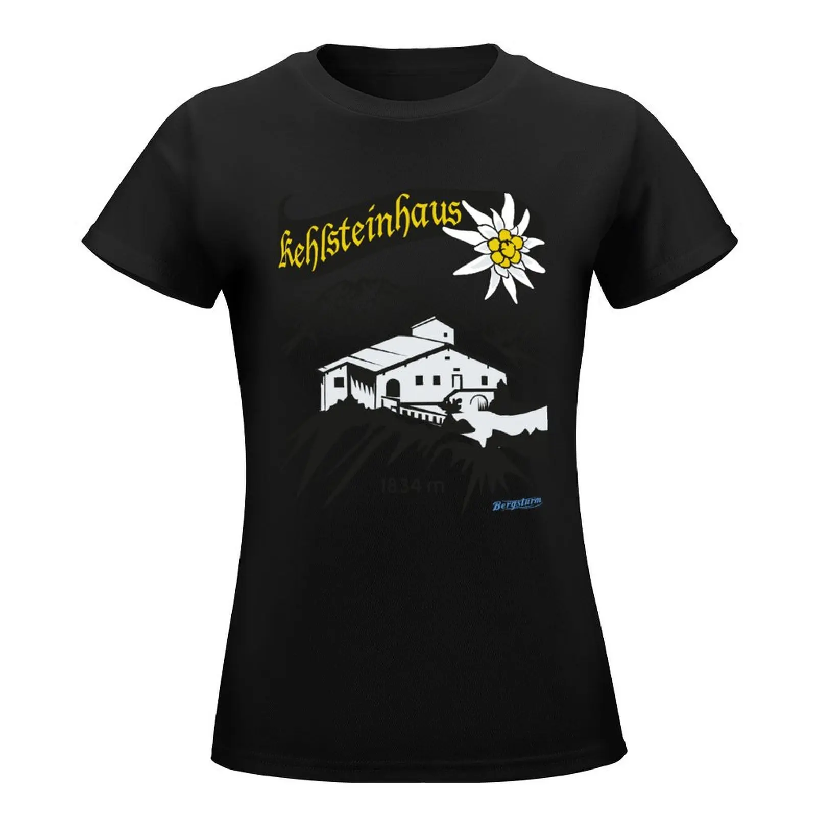 Kehlstein Kehlsteinhaus Eagles Nest Berchtesgaden T-Shirt oversized summer top workout t shirts for Women