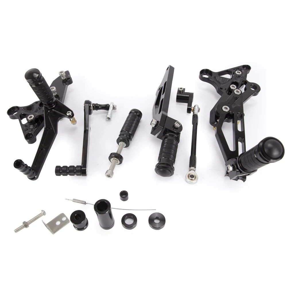 For HONDA MSX125 MSX 125 2013 2014 2015 CNC Aluminum Motorcycle Adjustable Rearset Rear Set Foot Pegs Pedals Footrest