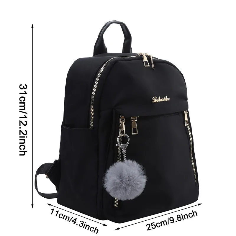 Oxford Cloth Women Fashion Backpack Large Capacity Black Casual Travel Backpack Multifunctional High Quality Ladies Bag New