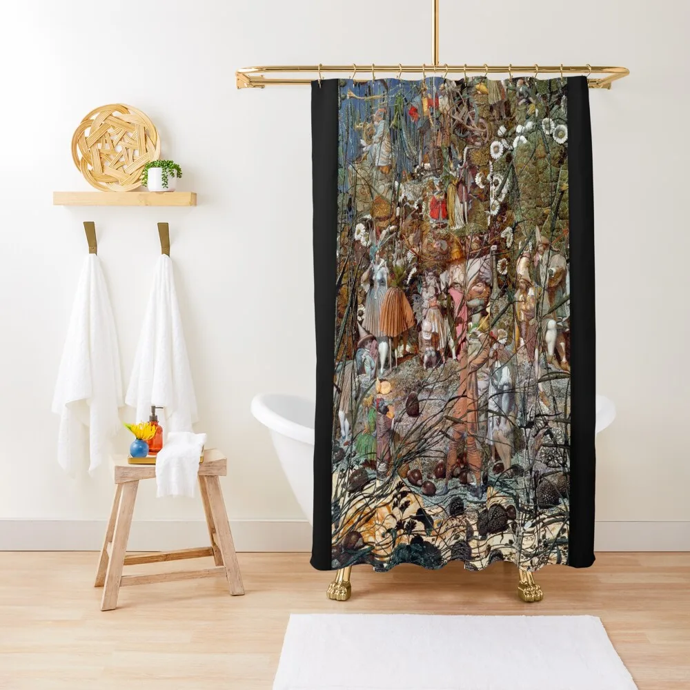 The Fairy Feller's Master Stroke - Richard Dadd Shower Curtain For Bathroom Shower Set For Bathroom Bathtub Curtain