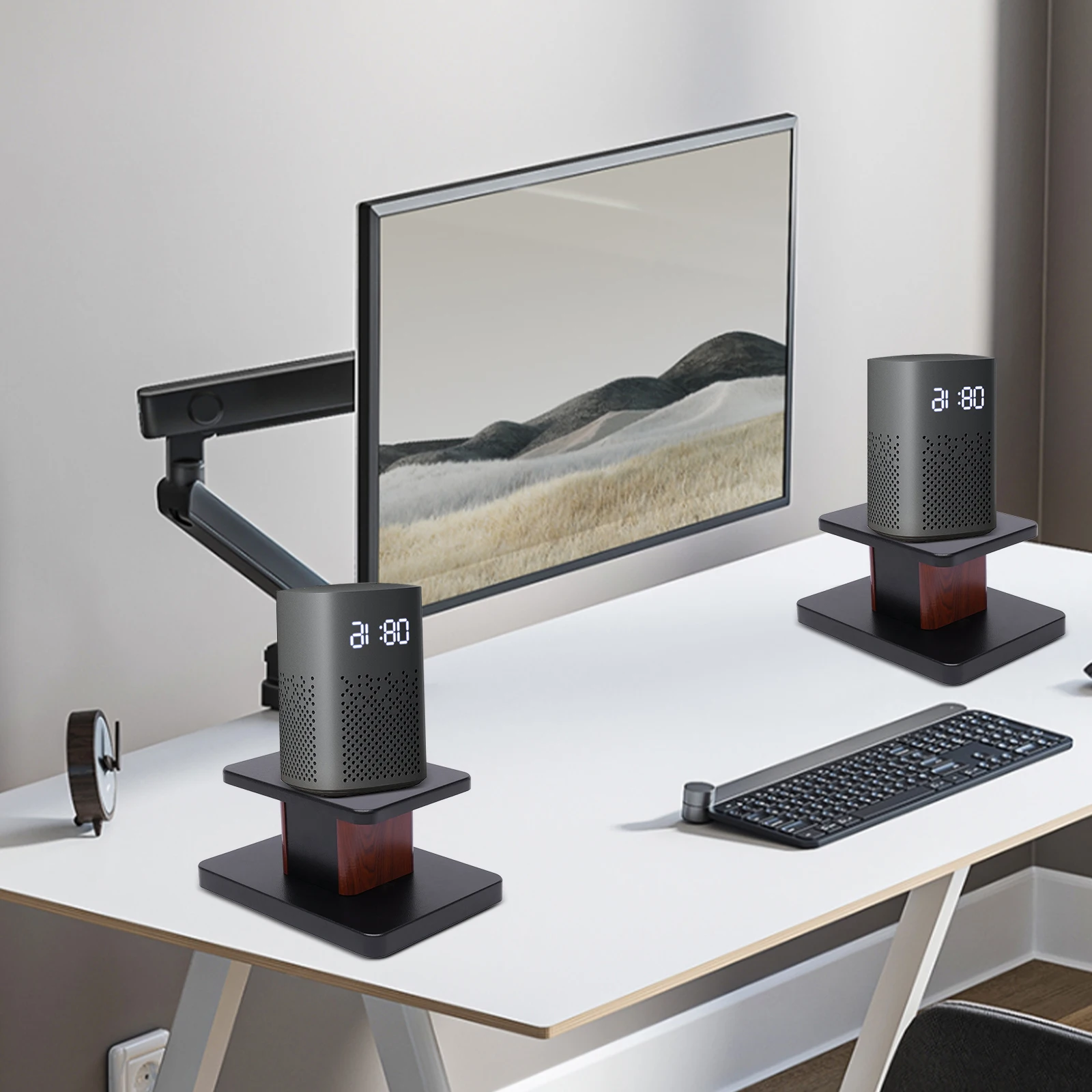 2 Set Penyangga Speaker 9x11,8 - Studio Monitor Speaker Stands Desktop ulasan dan harga