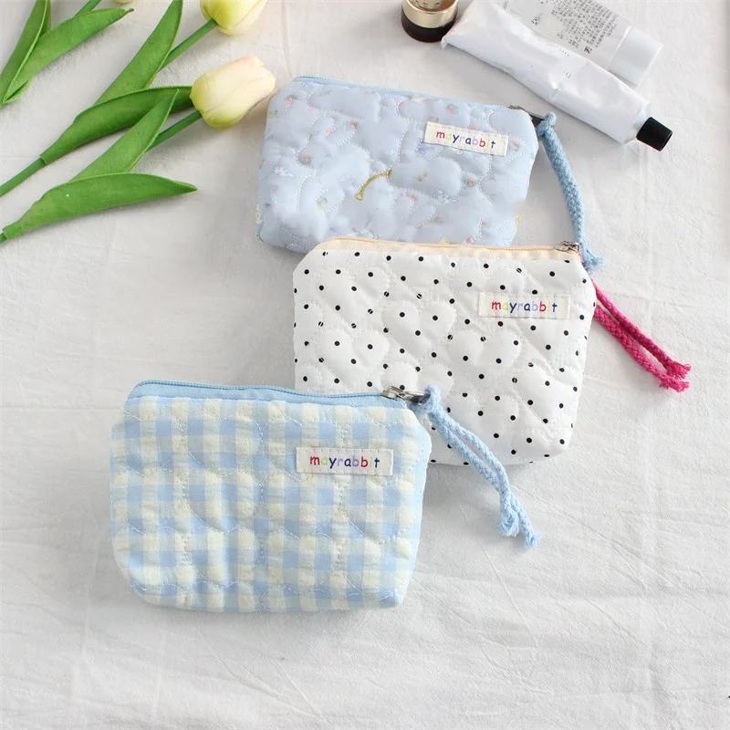 حقيبة تخزين حلوة ولطيفة، محفظة عملات معدنية محمولة، حقيبة معرف، أحمر شفاه وحقيبة مكياج، حقيبة نسائية شهرية وحقيبة غسيل #6