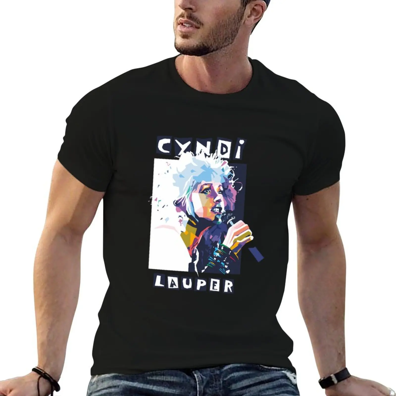 

brand shirts high Cindy t t shirts dark t funny luxury print humor shirt quality man T-Shirt Lauper custom