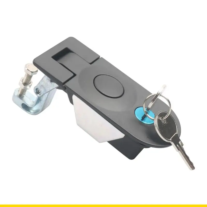 SZCH Flush Access Door Push Button Lock with Cylinder and Adjustable Metal Bracket for Storage Door Repair Work