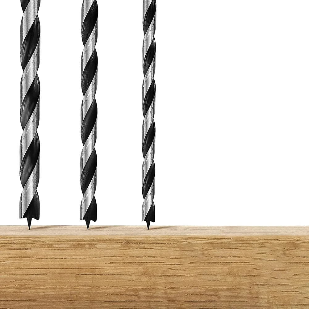 Imagem -03 - Broca de Madeira Extra-longa Conjunto de Brocas em Espiral Conjunto de Torção de Woodwroking Broca 6*300 mm 8*300 mm 10*300 mm Peças de Ferramenta Elétrica Peças 30cm