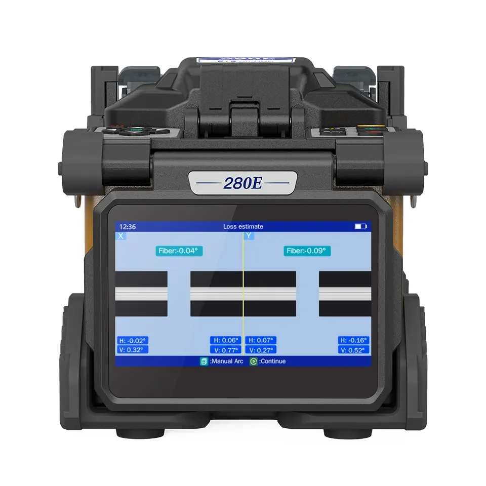 Imagem -04 - Jilong Kl280e Núcleo do Splicer da Fusão da Fibra ao Núcleo do Motor Único Splicer da Fusão da Fibra Que Aquece a Emenda Automática Rápida