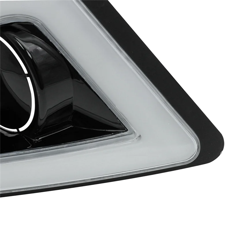 

Dual Color Daytime Running Lights Turn Signal Lights Black Plastic For Ford Edge 2015-2016