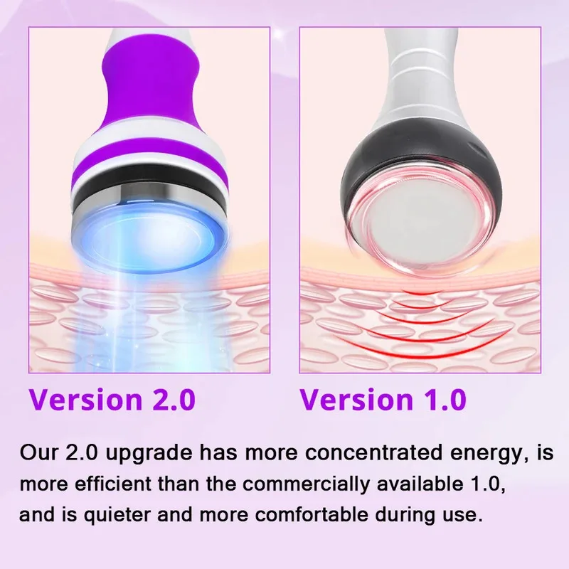 2025 آلة تشكيل الجسم 5 في 1 بالموجات فوق الصوتية 40K كافيتيشن فراغ لفقدان الدهون وإزالة التجاعيد جهاز تجميل منزلي مضاد للشيخوخة