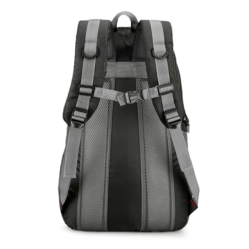 حقيبة ظهر للمشي لمسافات طويلة في الهواء الطلق - 30-40LCapacity، سحاب للإغلاق، نمط الحروف، نمط رياضي، مناسبة لتسلق الجبال والأنشطة الخارجية