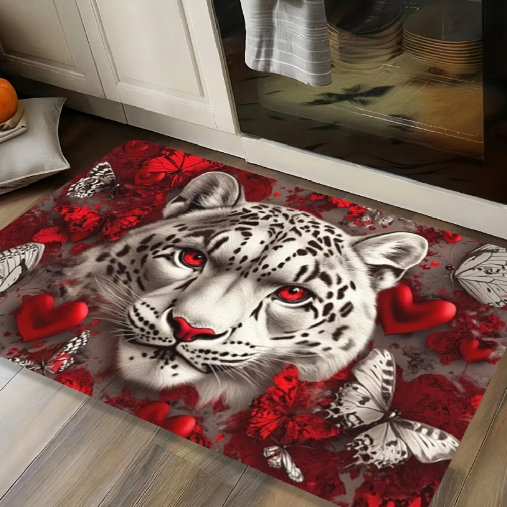 Sunset Savannah Elephant welcome rug entryway back foyer terrace Entry Door Mat home decor Daily use Present