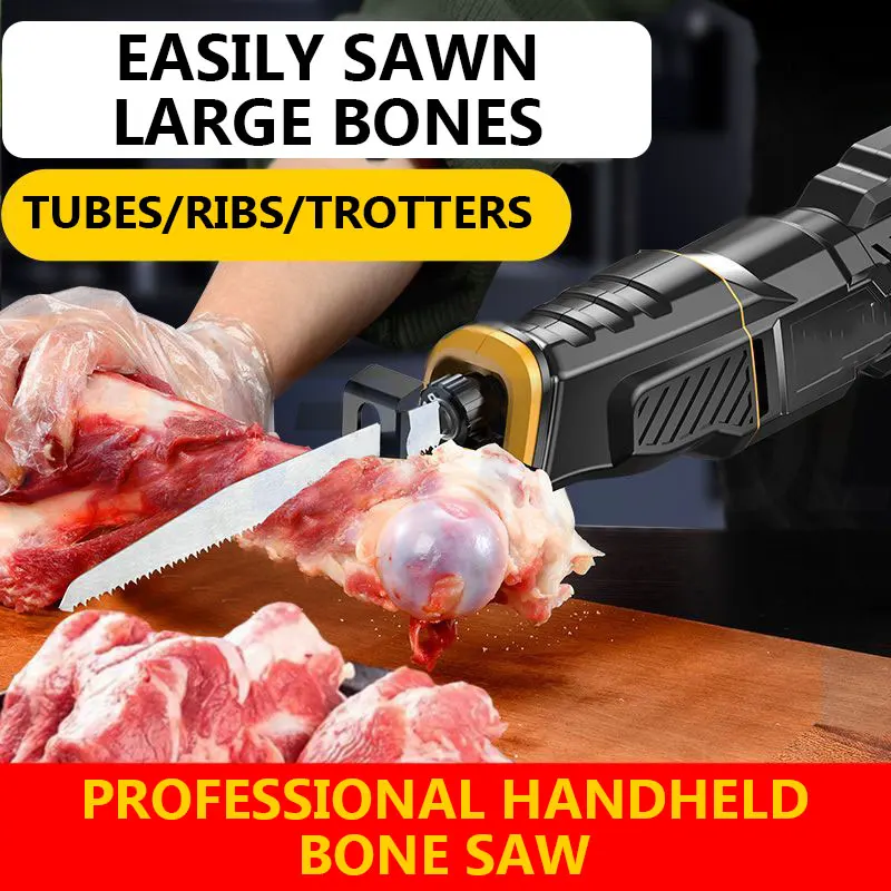 Commercial Bone Sawing Machine Electric Reciprocating Saw High-power Horse Knife Saw For Freezing Pig Hooves Beef Ribs