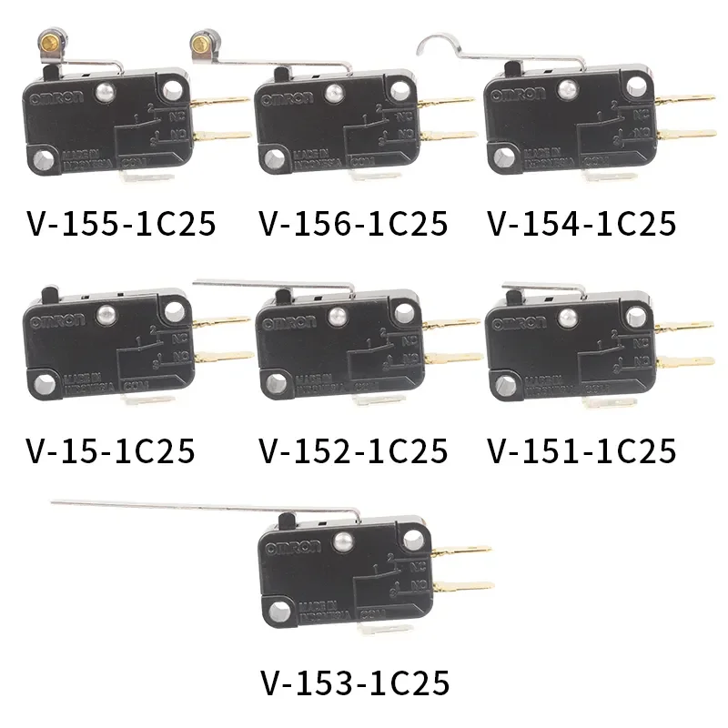 Przełącznik podróży mikro przełącznik wyłącznik krańcowy V-15 V-152 V-153 V-154 V-155 V-156-1c25 10 a250v