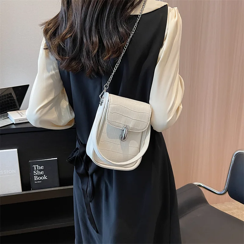 New Shoulder Bag Women's Bag 2023 Summer Fashion Design Chain Crossbody Bag Handbag Square Bag Trend All-match Women Aesthetic
