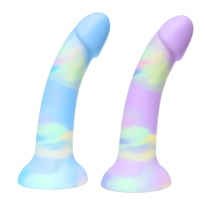 7inchs Liquid Silicone Realistic Dildo with Strong Suction Cup Redl Penis G Spot Masturbator for Women Men Anal Sex Toys