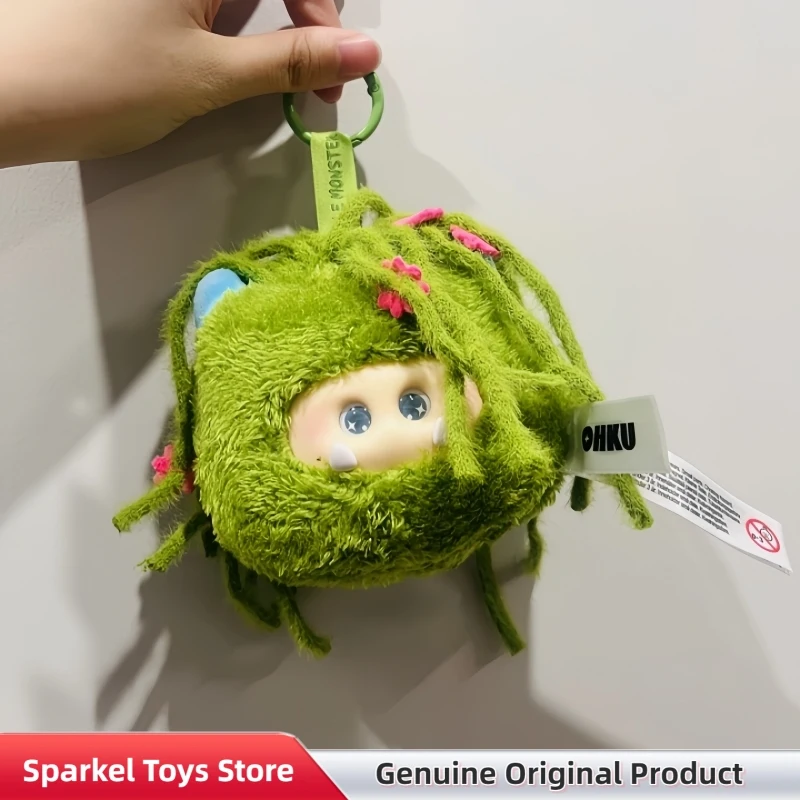 

Плюшевая игрушка-сюрприз Ohku Giggle Monster Sprout Story Series, виниловый кулон, кавайная коллекционная фигурка для декора дома, подарки