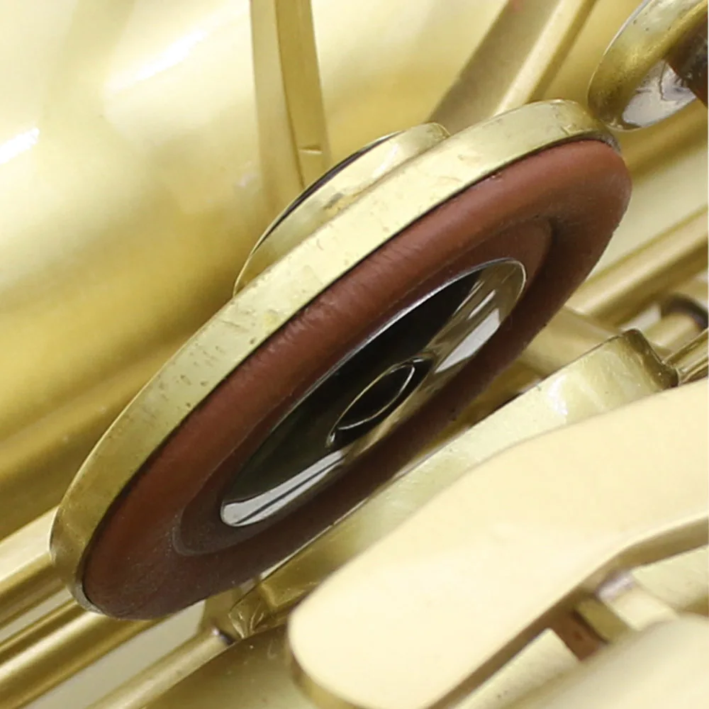 25 stücke Tenor/Alt/Sopran Saxophon Leder Pad Ersatz Leder Rohr Musik Pad Holzblasinstrument Zubehör – Detail 7
