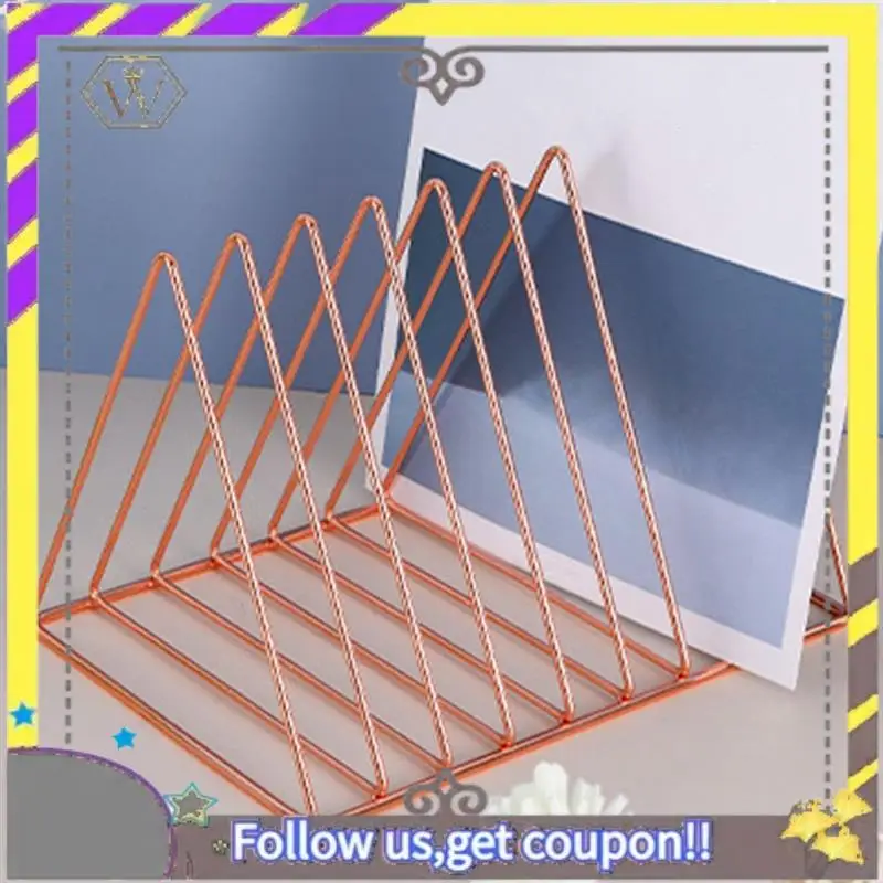 

New Book Organizer For Desk Book Organizer Magazine Holder, Desktop File Sorter Organizer Bookshelf Bookends Book Easy To Use