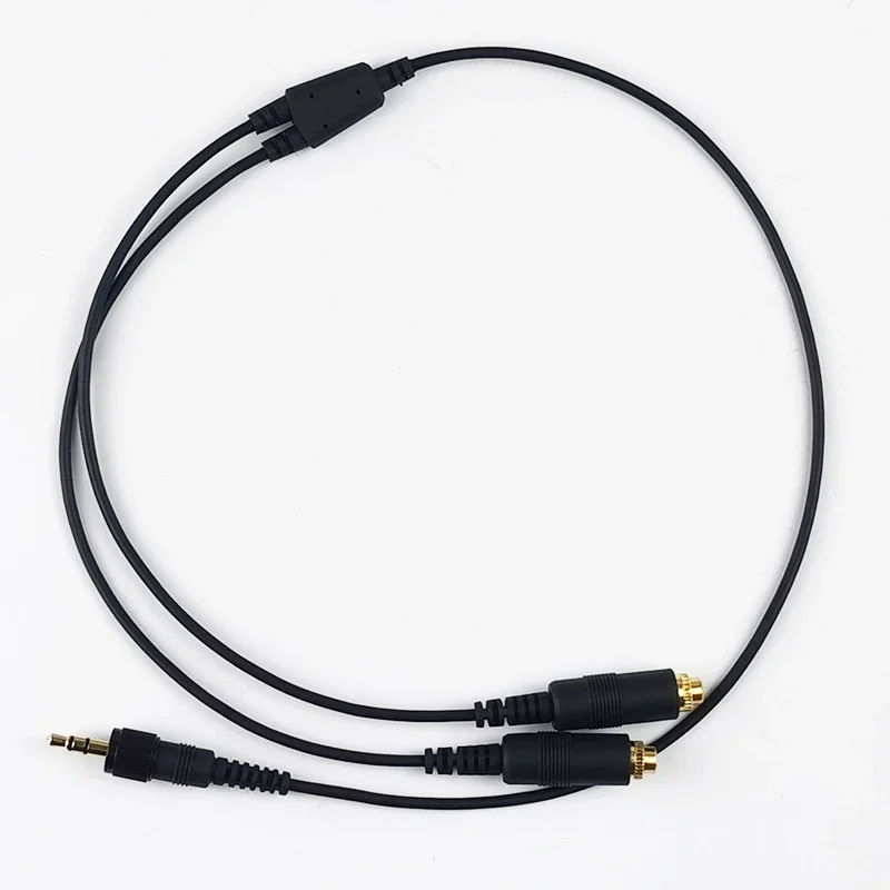 ميكروفون Canfon متوافق مع ميكروفون SONY Sennheiser Rode Saramonic Boya Comica وكابل صوت ذو وظيفتين