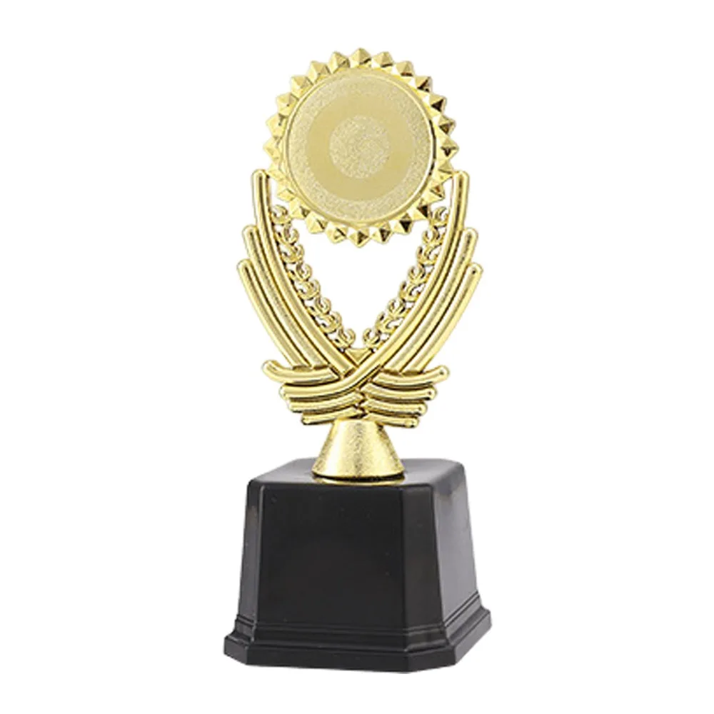 

19/22.5/25/27.5 CM Prize Trophy Golden Color Large Size Winner's Award Trophy Gold Crown First Place Competition Trophy