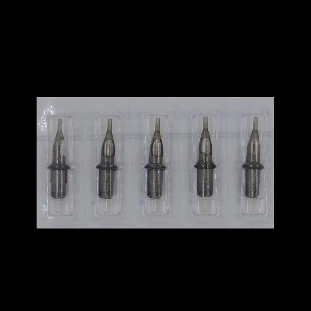 

20Pcs Tattoo Machine Short Needles Professional Disposable Semi-Transparent Stainless Steel Needles for Artists Fast