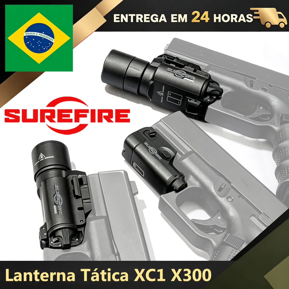 surefire-xc1-x300-ultra-x300u-スカウトハンドヘルド懐中電灯（glock-17-19用）戦術ハンティングライトランタン-20mmレールエアソフトトーチ